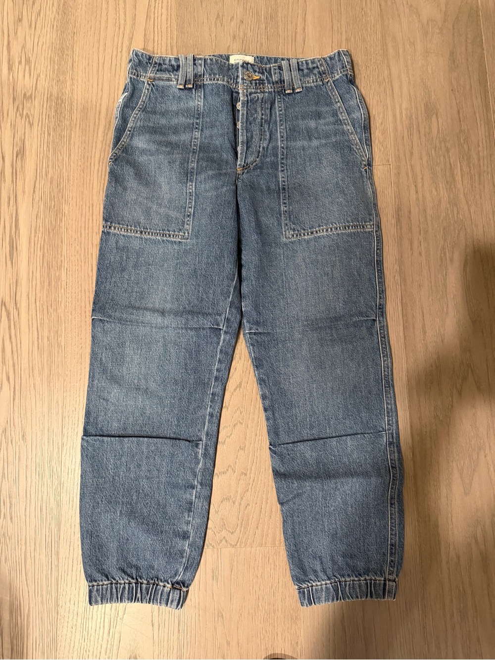 Citizens of Humanity Women’s Agni Mid-rise Blue Denim Jeans